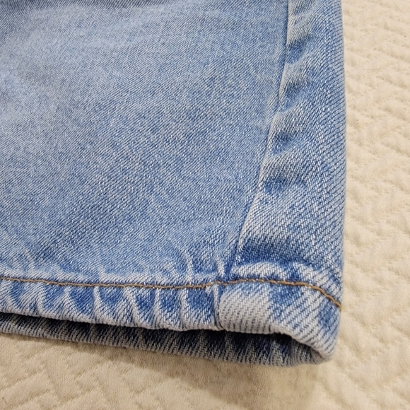 Topshop Moto Denim Mini Skirt Front zipper with Ring Pull Size 4 - Picture 9 of 16